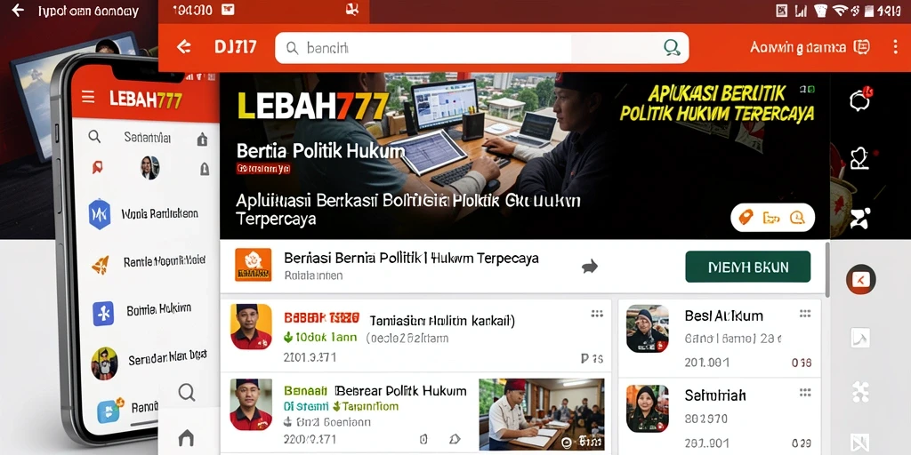 Tampilan antarmuka utama LEBAH777 yang bersih dan informatif.