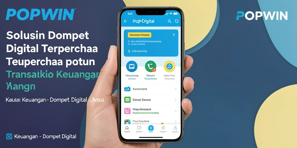Tampilan antarmuka aplikasi POPWIN yang memudahkan transaksi keuangan.