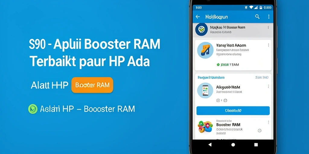 Antarmuka S80 menampilkan fungsi Booster RAM yang efisien.