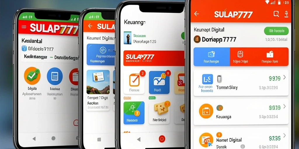 Antarmuka utama SULAP777 yang sederhana dan mudah dipahami.